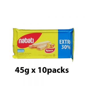 Nabati Wafer 45g (EXTRA 30%) - Richeese x 10
