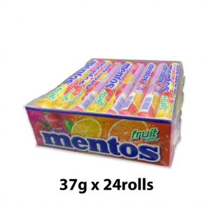 Mentos Chewy - Fruit 37g x 24's