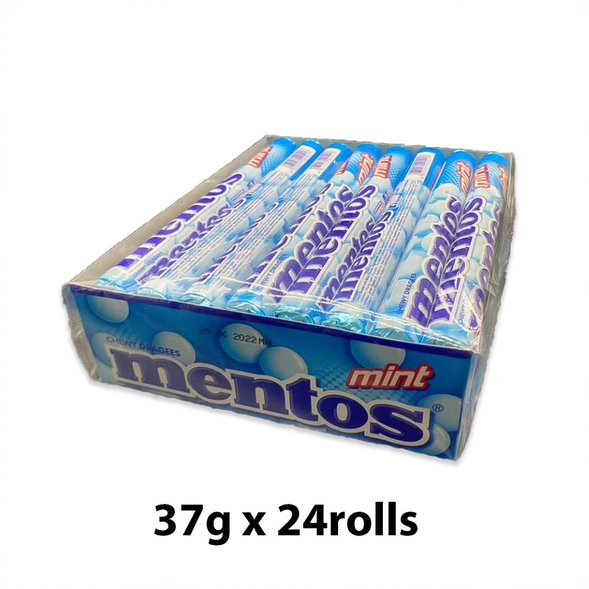 Mentos Chewy - Mint 37g x 24's 1 Mentos Chewy - Mint 37g x 24's