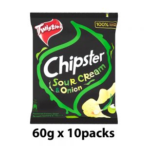Twisties Chipster - Sour&Cream 60g x 10's